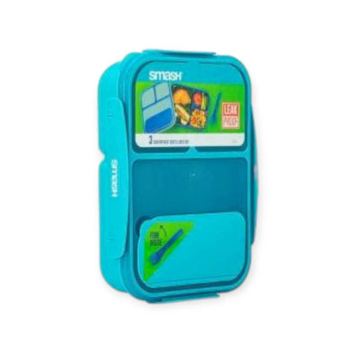Picture of SMASH LUNCHBOX 3 COMPARTMENT 1.6LTR BLUE